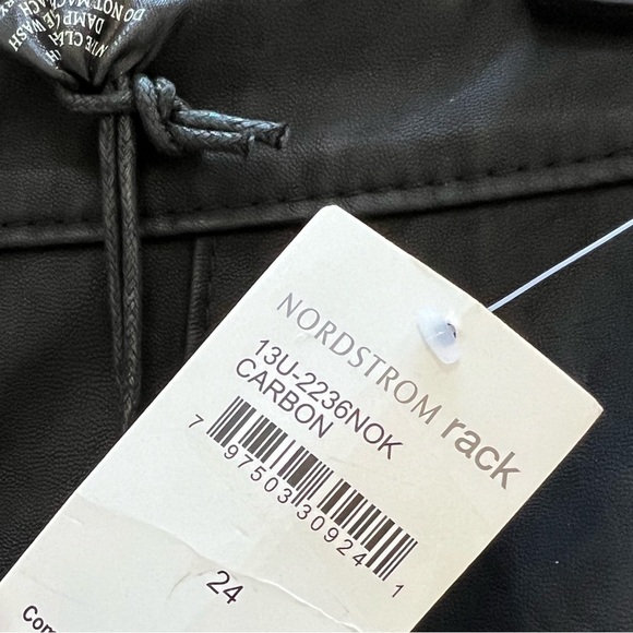 Blanknyc Women's Carbon Vegan Leather Pants in Black size 24 - Picture 13 of 13